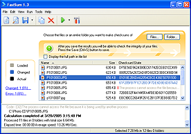 FastSum MD5 Checksum Checker Standard (Main Look), click to see the full size image.